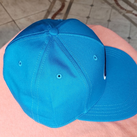 COACH FLAT BRIM HAT:NWT  SIGNATURE TWIST (C2451) TEAL - Picture 7 of 15